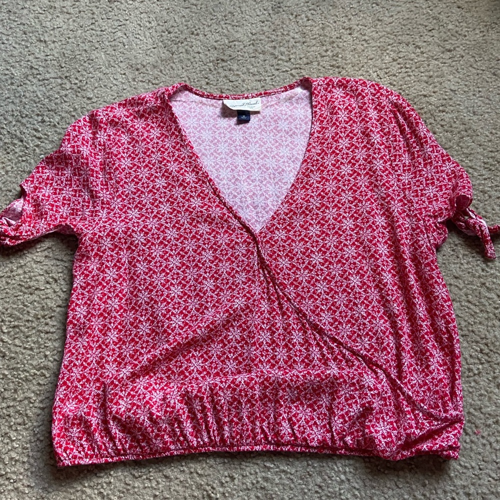 red v neck